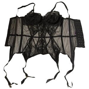 Agent Provocateur Black Lace Corset